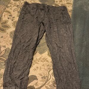 Soho Street Brand XL Linen Blend Drawstring Pants - Great Condition!